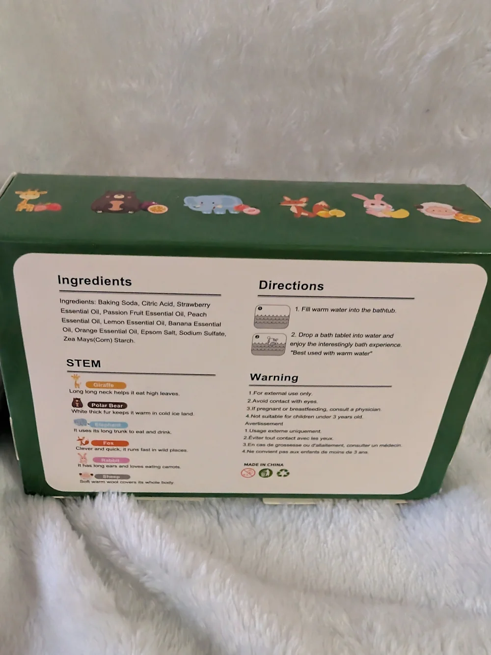 Kids Bath Bombs with Forest Animal Toy - Multicolor
